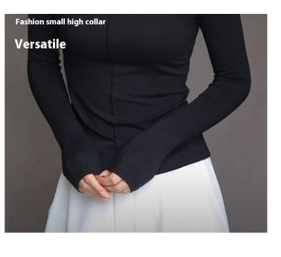 Base Clothing Autumn And Winter Modal Half Turtleneck Women
