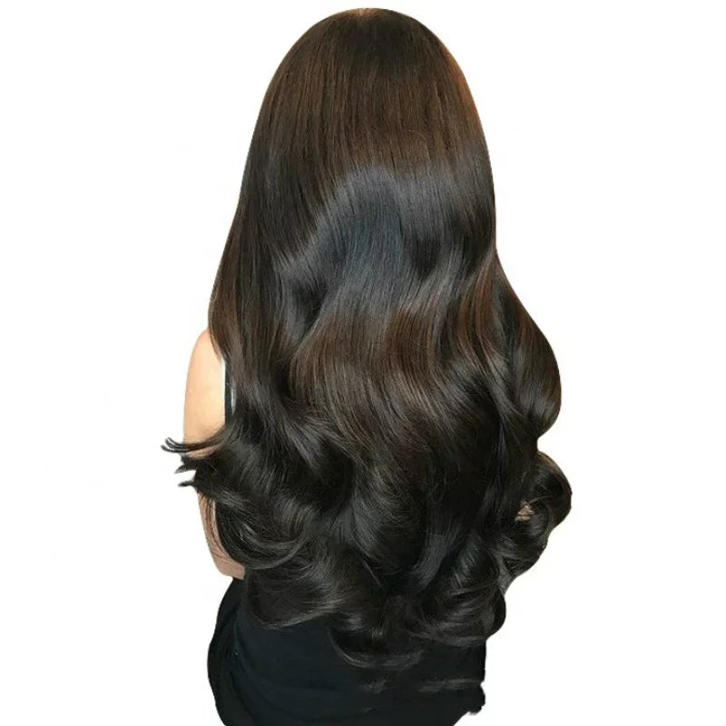 Big Wave Curly African Black Premium Human Hair Wigs