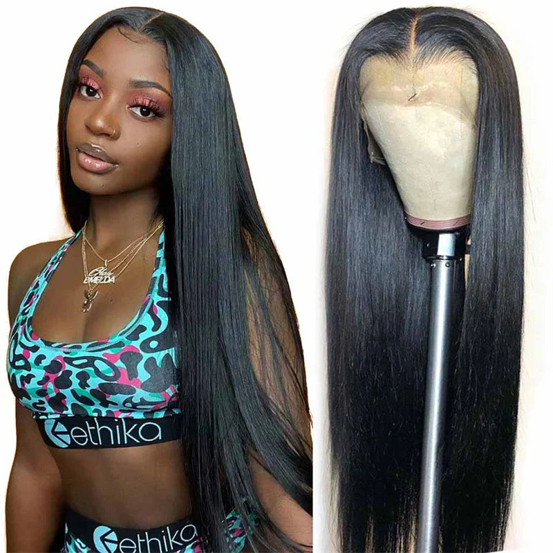 Real Human Hair Long Straight Hair Cover
