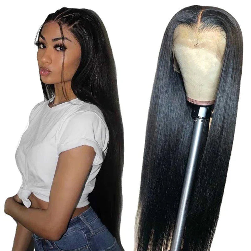 Real Human Hair Long Straight Hair Cover